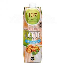 137 Degrees Matcha Green Tea Latte with Walnut Milk 抹茶核桃奶 1L