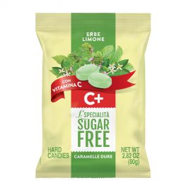 Serra Sugar Free No Salt Vitamin C Candies with Herbs & Lemon 意大利無糖無鹽維他命C香草檸檬糖 80g