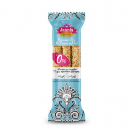 Jannis Bio No Added Sugar Sesame Bar 無麩質無加糖低鹽芝麻棒 40g