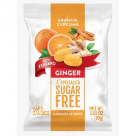 Serra Sugar Free Arancia Curcuma Hard Candies 意大利無糖無鹽香橙薑黃生薑糖 80g