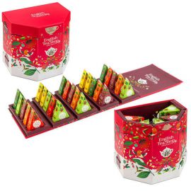 English Tea Shop Advent calendar to hang up - 25 organic tea bags 有機茶茶降臨節日曆“聖誕老人的秘密” 25 袋金字塔