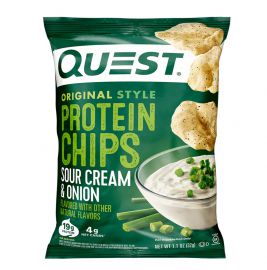 Quest Protein Chips Sour Cream Onion Flavored 蛋白脆片 酸忌廉洋蔥味 32g