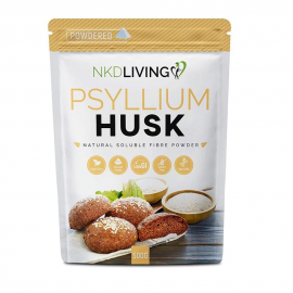NKD LIVING Gluten Free Psyllium Husk Natural Soluble Fibre Powder 無麩質高纖 洋車前子極幼細粉 500g