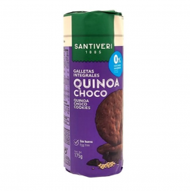 Santiveri Low Sugar Low Salt Choco Quinoa Wholewheat Cookies 低糖低鹽藜麥朱古力橄欖油全麥曲奇餅 175g