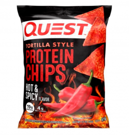 Quest Tortilla Style Protein Chips Hot & Spicy Flavor 蛋白脆片 甜辣味 32g