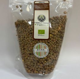 Family Farm Organics Green Lentils 有機綠扁豆 454g