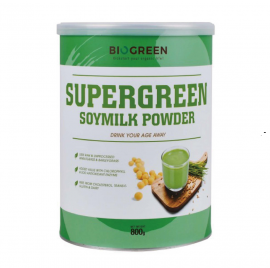 Biogreen Supergreen Soymilk Powder 麥苗大豆奶 800g