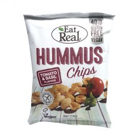 Eat Real Hummus Chips Tomato & Basil Flavour