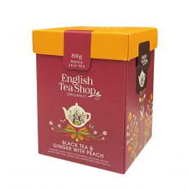 English Tea Shop - Organic  Black Tea & Ginger with Peach