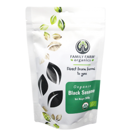 Family Farm Organics Black Sesame 有機黑芝麻 300g