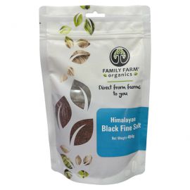 Family Farm Organics Himalayan Black Fine Salt 喜馬拉雅山幼黑岩鹽 454g