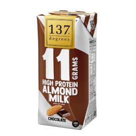 137 Degrees Chocolate High Protein Almond Milk with Soy Milk 高蛋白杏仁豆奶 (朱古力味) 180ml