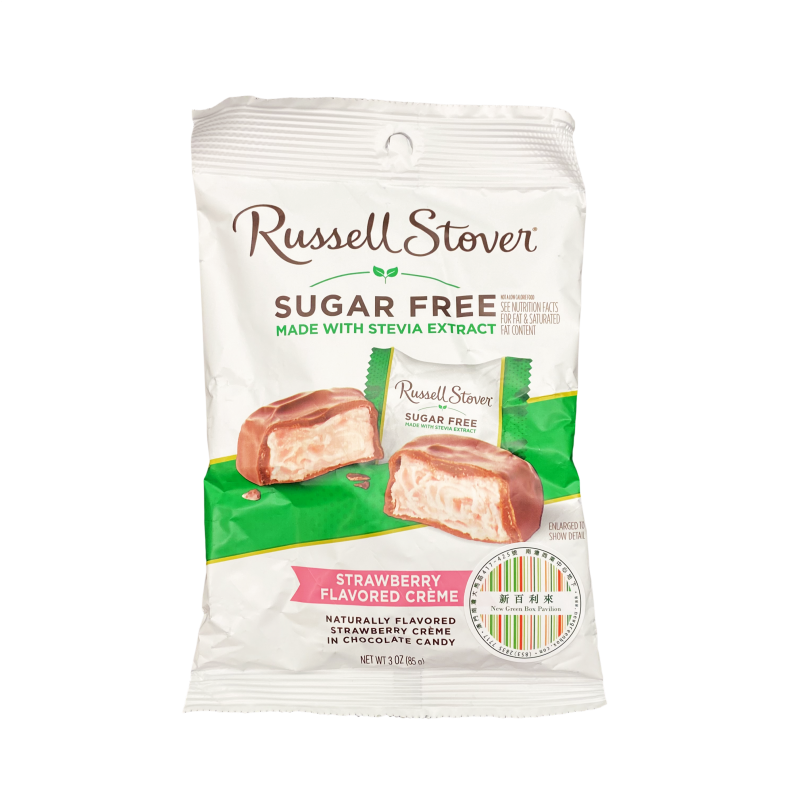 Russell Stover Sugar Free Strawberry Cream with Stevia Russell Stover Sugar Free Strawberry Cream with Stevia