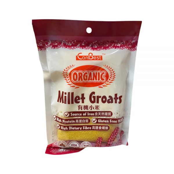 CanBest Organic Millet Groats 加康栢有機小米 340g
