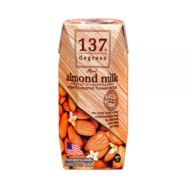 137 Degrees Almond Milk 天然杏仁奶180ml