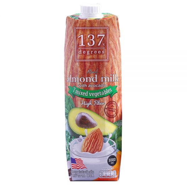 137 Degrees Almond Milk with Avocado 牛油果杏仁奶 1L