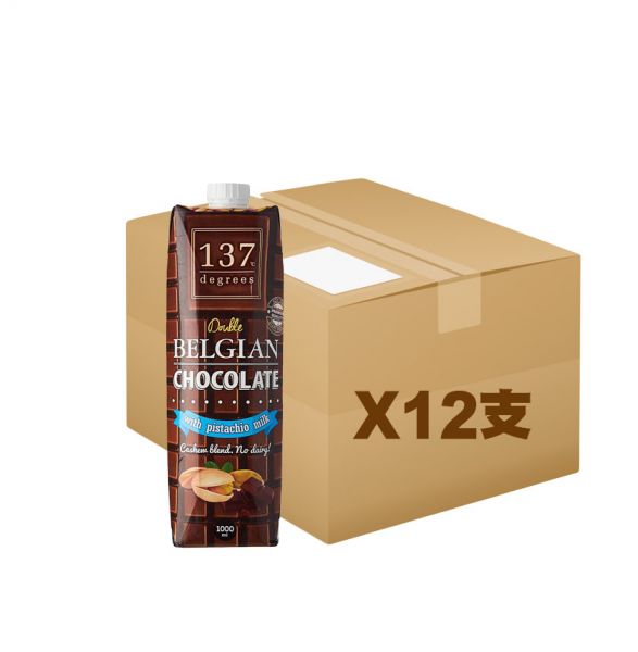137 Double Belgian Chocolate with Pistachio Milk X12
