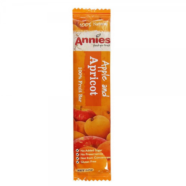 Annie’s Apple Apricot 100% Fruit Bar 紐西蘭天然水果條蘋果杏脯味 20g