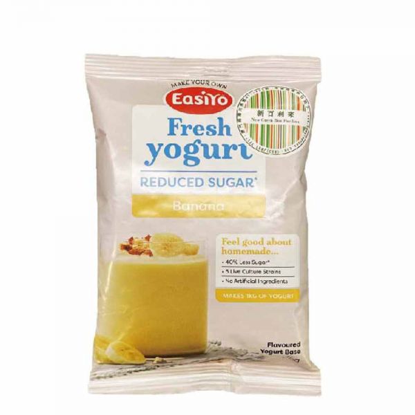 Easiyo Reduced Sugar Banana Yoghurt