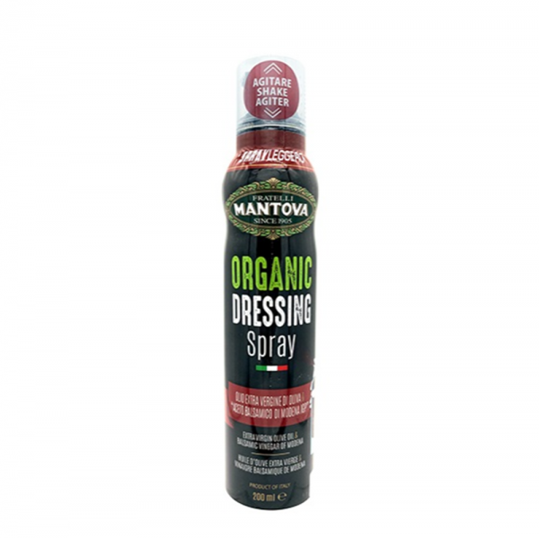 Fratelli Mantova Organic Keto Diet Extra Virgin Olive Oil with Balsamic Vinegar of Modena IGP Dressing Spray 意大利有機生酮IGP摩德納陳醋特級初榨橄欖油噴霧 200ml