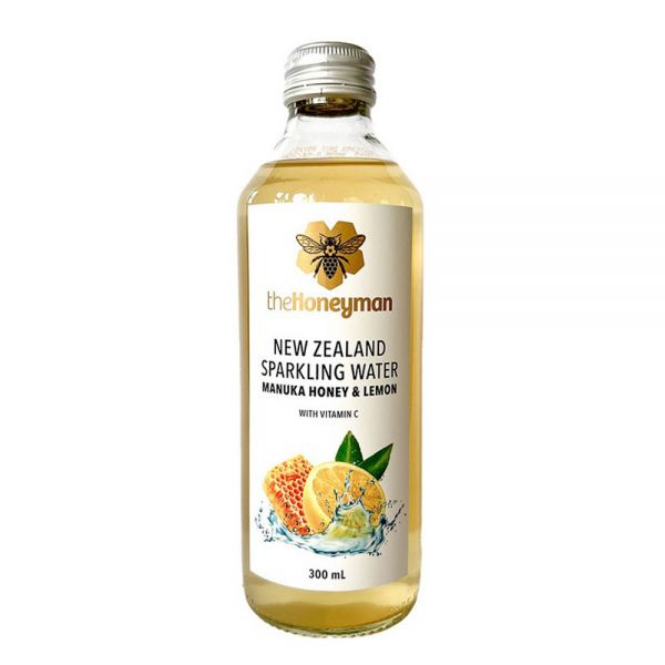 TheHoneyman New Zealand Sparkling Water Manuka Honey & Lemon 天然麥蘆卡檸檬味有汽水 300ml