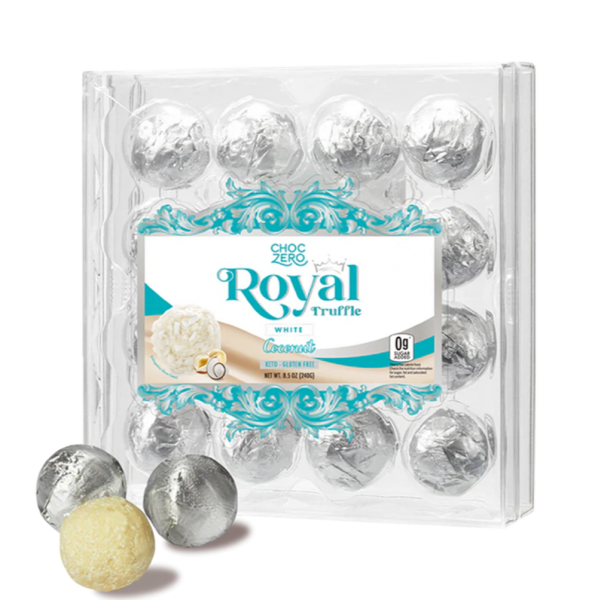 ChocZero White Coconut Royal Truffle 節日版無麩質椰子白朱古力 240g