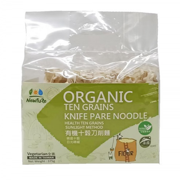 Newture Organic Ten Grains Knife Pare Noodle 有機十穀刀削麵 375g