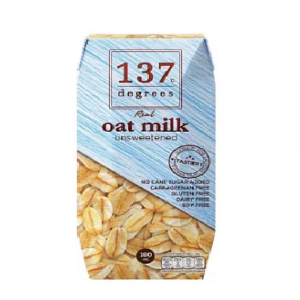 137 degrees Oat Milk 天然無糖燕麥奶 180ml