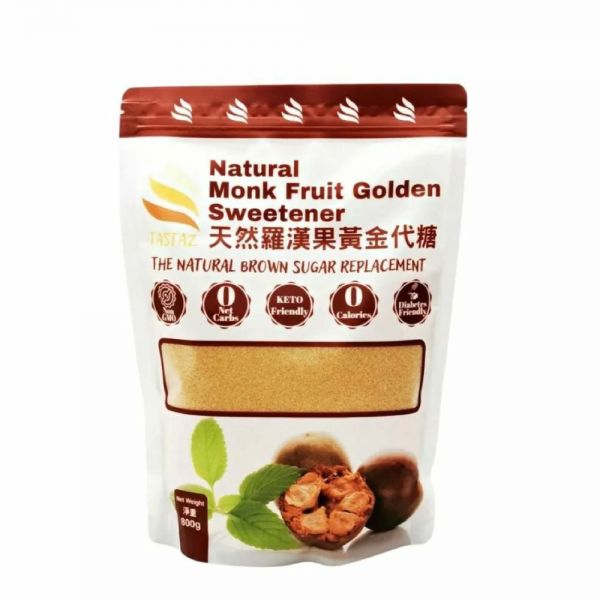 Tastaz Natural Monk Fruit Golden Sweetener 天然羅漢果黃金代糖 800g