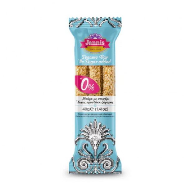 Jannis Bio No Added Sugar Sesame Bar 無麩質無加糖低鹽芝麻棒 40g