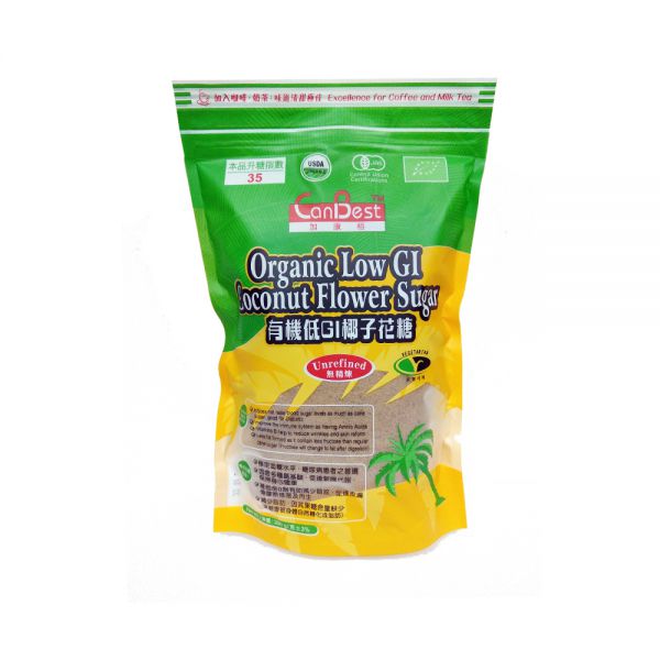 CanBest Organic Low GI Coconut Flower Sugar 加康栢有機低升糖椰子花糖 300g
