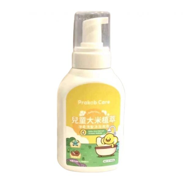 Prakob Care Baby Rice Extract Shower Bubble 兒童大米植萃洗髮沐浴泡泡 300g
