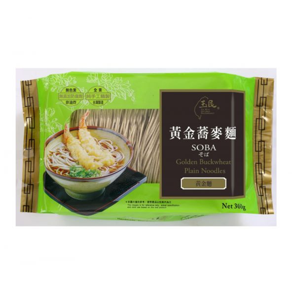 Yu Min Golden Buckwheat Plain Noodles 玉民 黃金蕎麥麵 300g