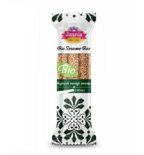 Jannis Bio Sesame Bar 有機無麩質無鹽脆芝麻棒 40g