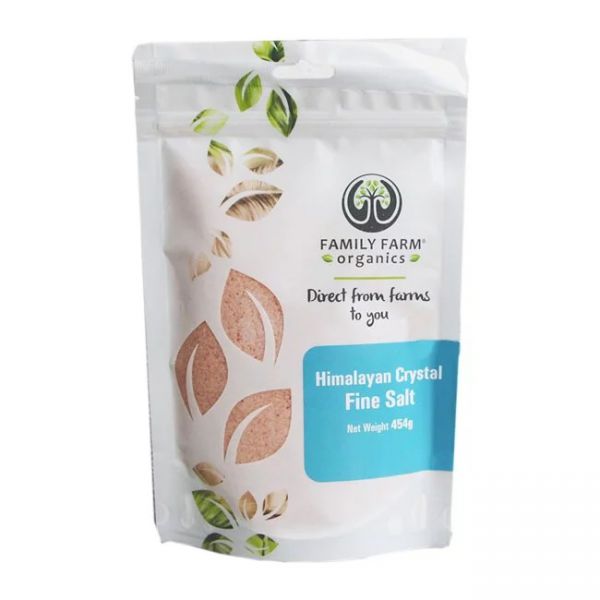 Family Farm Organics Himalayan Crystal Fine Salt 喜馬拉雅山幼岩鹽 454g