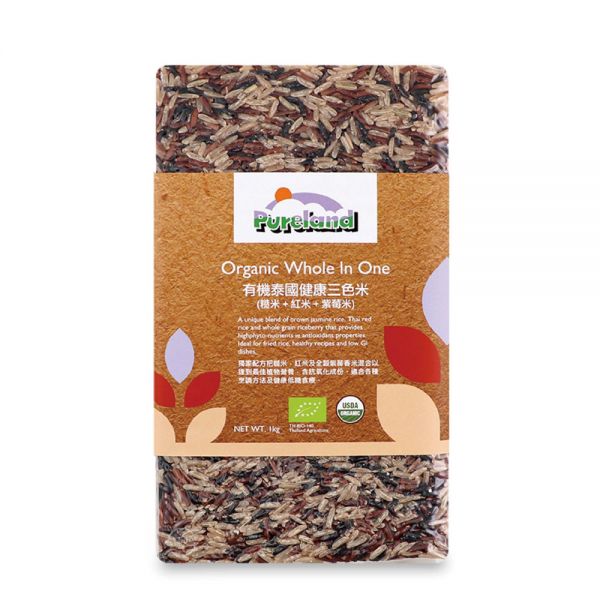 Pureland Organic Whole in One 有機泰國健康三色米 1kg