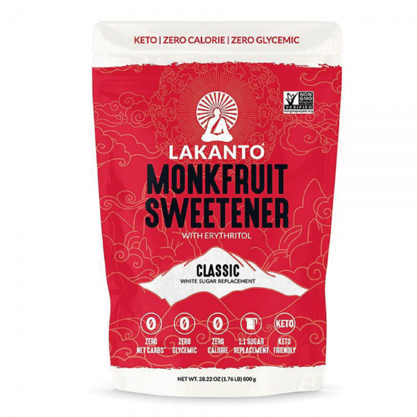 Lakanto Classic Monkfruit Sweetener with Erythritol 羅漢果糖經典白糖 800g