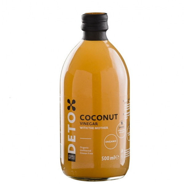 Andrea Milano Organic Deto Coconut Vinegar with The Mother 有機全素低糖低鹽無麩質椰子醋帶醋母 500ml