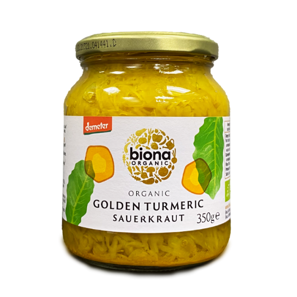 Biona - Organic Demeter Golden Turmeric Sauerkraut