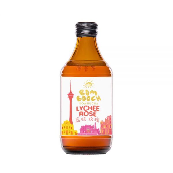 BOMBOOCH Kombuchua Lychee Rose 康普茶 玫瑰荔枝味 330ml