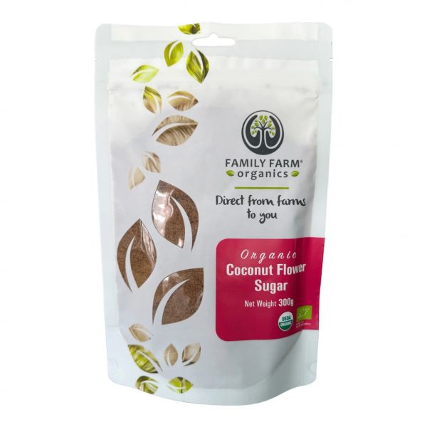 Family Farm Organics Coconut Flower Sugar 有機椰子花糖 300g