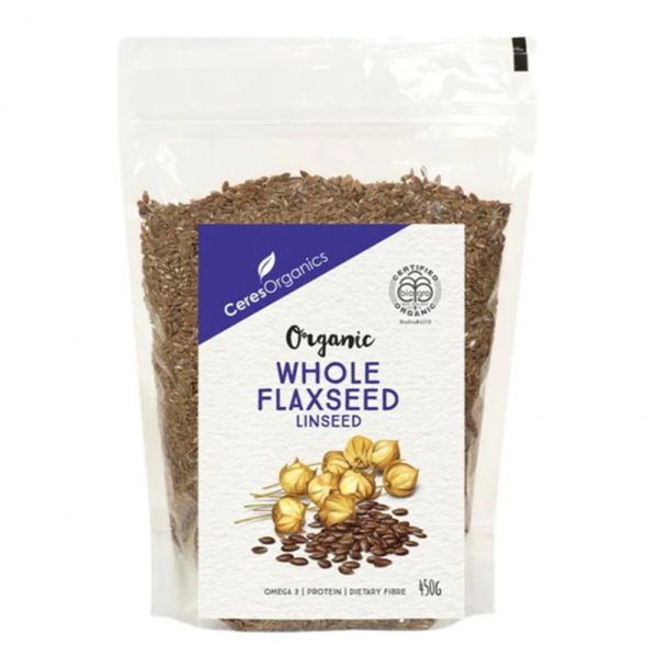 Ceres Organics Whole Flaxseed Linseed 有機全亞麻籽 450g
