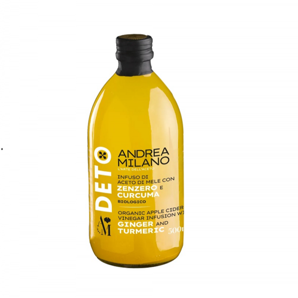 Andrea Milano Organic Apple Cider Vinegar Infusion with Ginger and Turmeric 有機雙薑蘋果醋 500ml