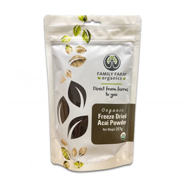 Family Farm Organics Freeze Dried Acai Powder 有機巴西莓粉 227g