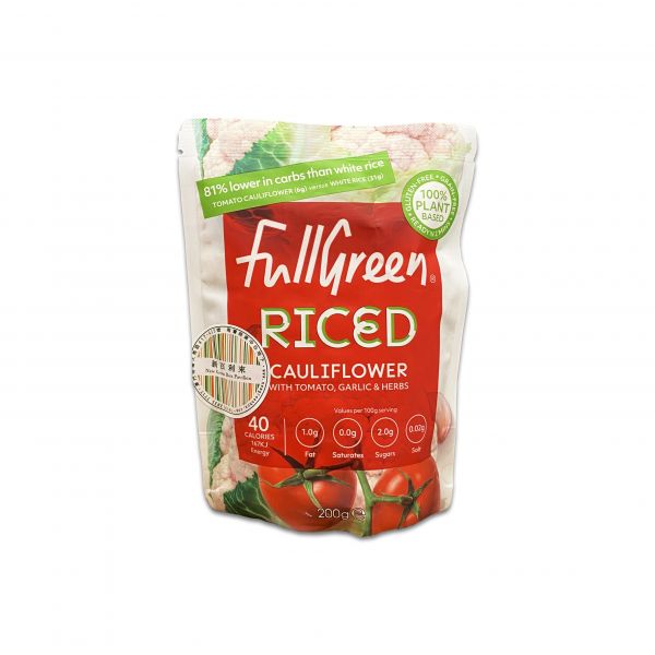 FullGreen - Cauliflower with Tomato, Garlic & Herbs Riced
