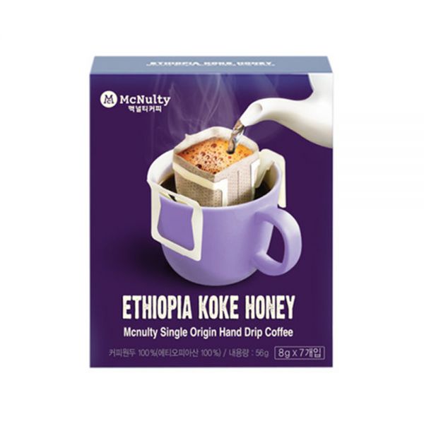 McNulty Hand Drip Roasted Bean Ethiopia Kone Honey 埃塞俄比亞可可蜂蜜咖啡濾掛式掛耳咖啡 8g X 7條