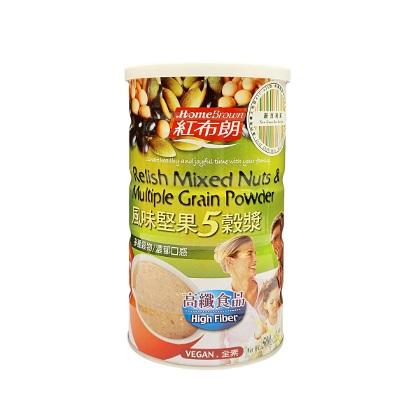 Home Brown Relish Mixed Nuts and Multiple Grain Powder 紅布朗 風味堅果5穀漿 500g