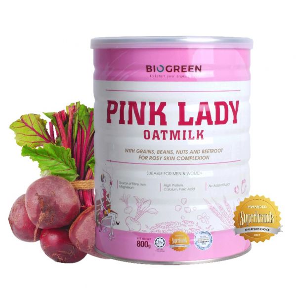 Biogreen Pink Lady Oatmilk 十穀紅菜頭燕麥奶粉 800g