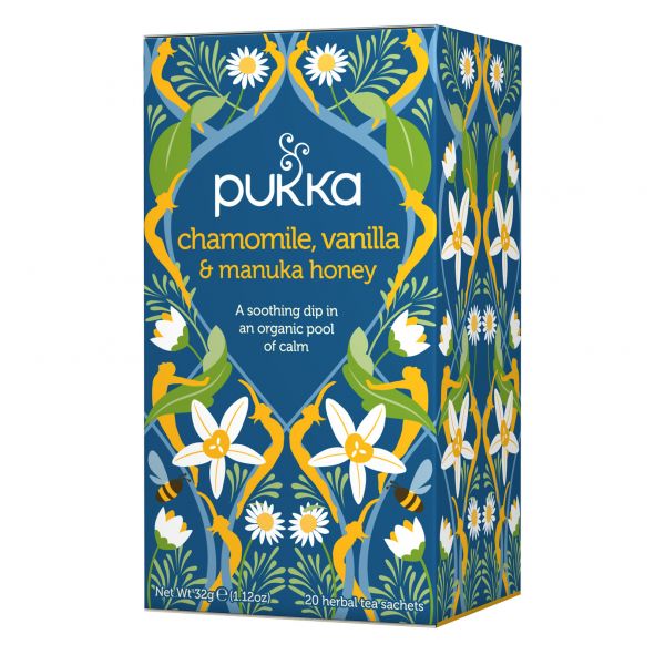 Pukka Organic Chamomile, Vanilla and Manuka Honey Tea
