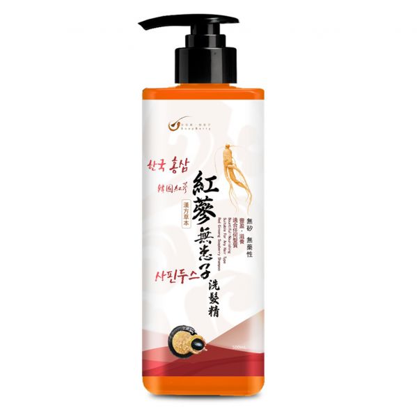 Soapberry Red Ginseng Shampoo 無患子紅蔘洗髮精 500ml